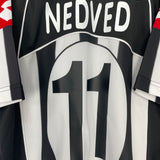 2002/03 JUVENTUS NEDVED #11 HOME SHIRT (L) LOTTO