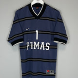 1997/98 UNAM PUMAS J.CAMPOS #1 *SIGNED* GK SHIRT (S) NIKE