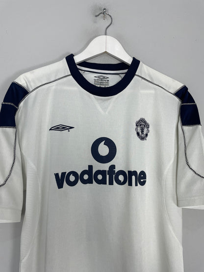 2000/01 MANCHESTER UNITED VERON #4 AWAY SHIRT (M) UMBRO