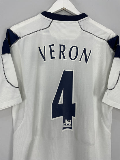 2000/01 MANCHESTER UNITED VERON #4 AWAY SHIRT (M) UMBRO