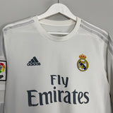 2015/16 REAL MADRID RONALDO #7 L/S HOME SHIRT (L) ADIDAS