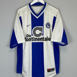 1999/00 HERTHA BERLIN HOME SHIRT (XL) NIKE