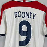 2003/05 ENGLAND ROONEY #9 HOME SHIRT (M) UMBRO