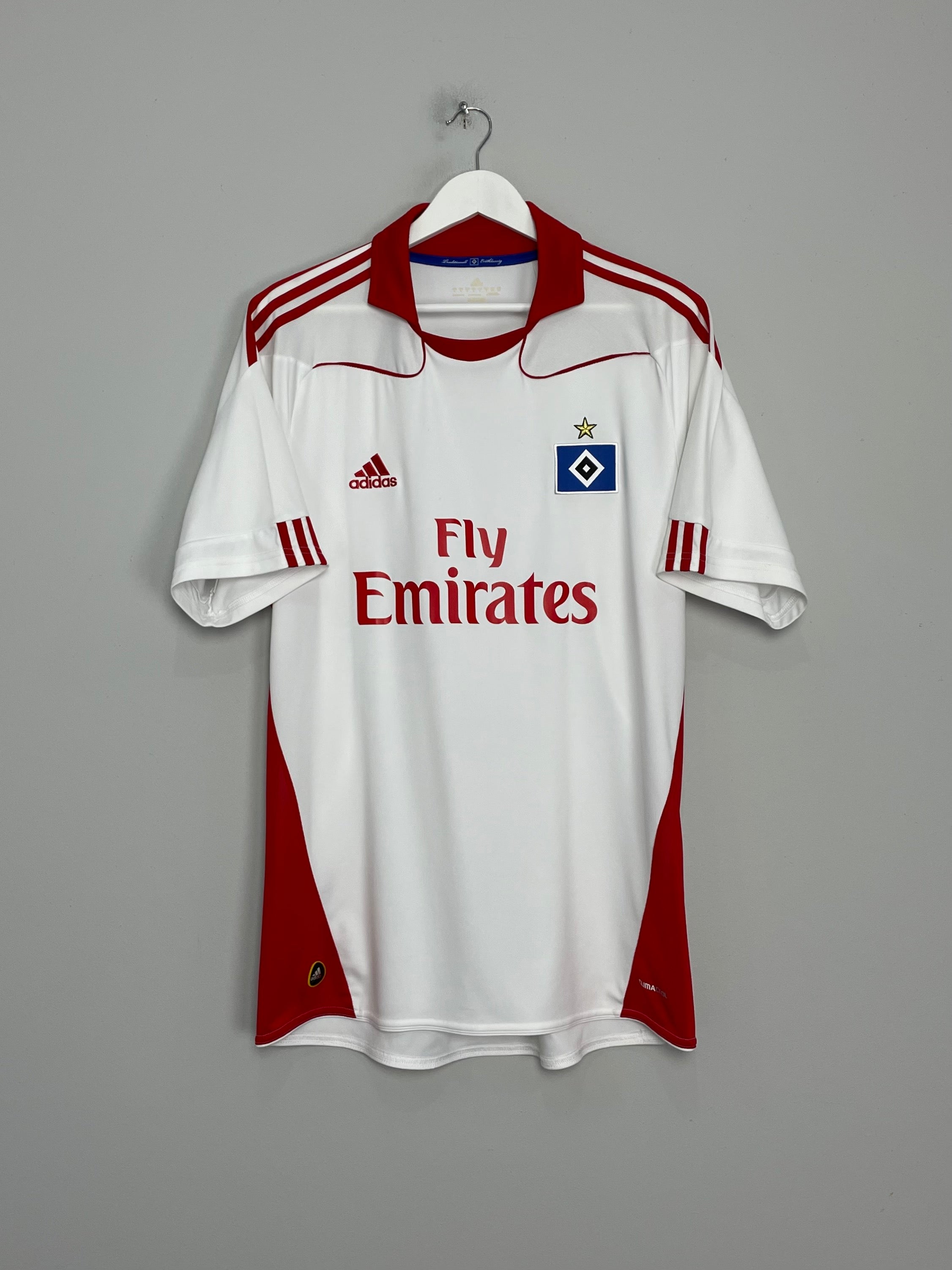 2010/11 HAMBURG HOME SHIRT (L) ADIDAS