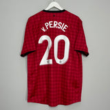 2012/13 MANCHESTER UNITED V.PERSIE #20 HOME SHIRT (XL) NIKE