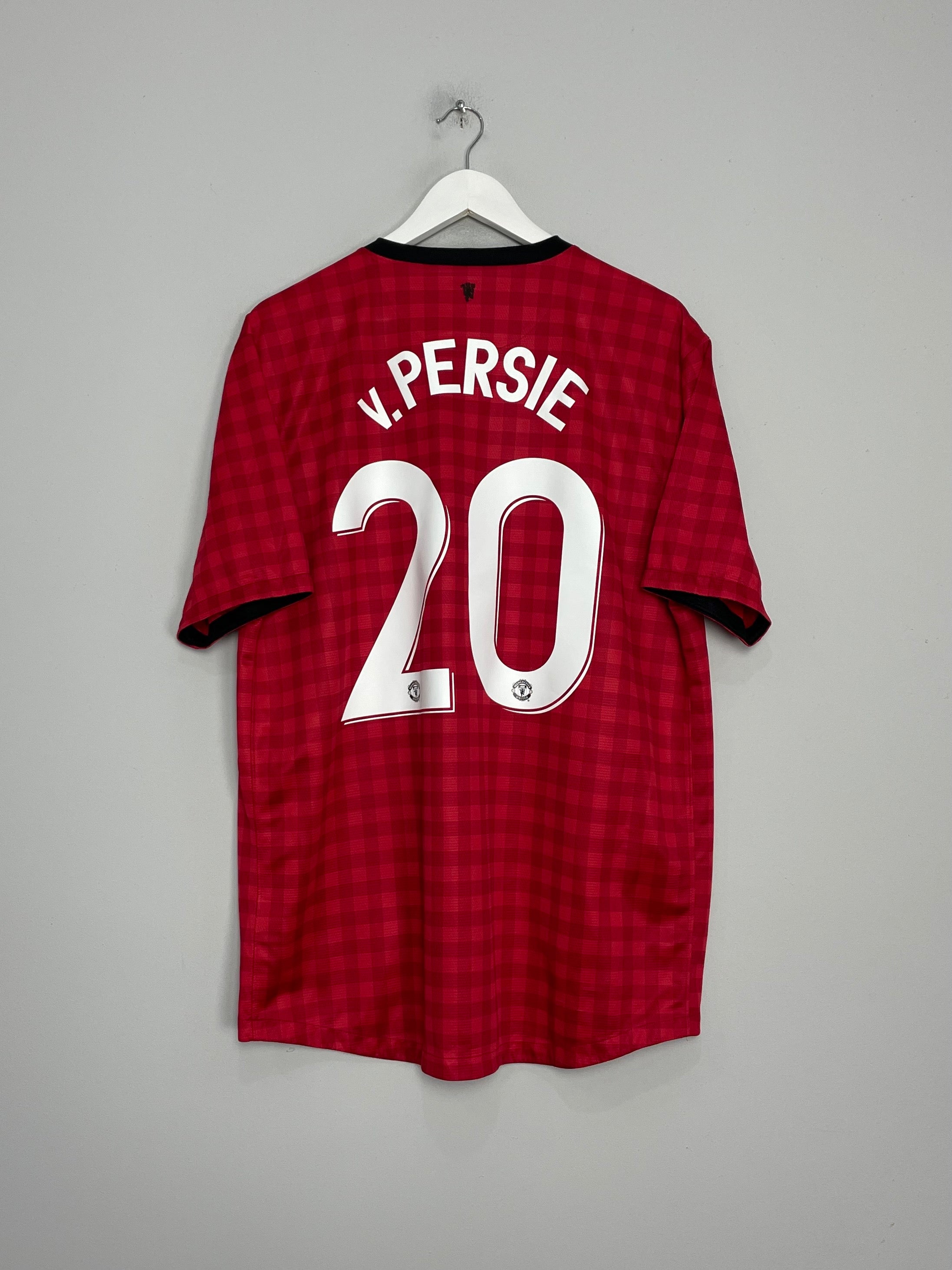 2012/13 MANCHESTER UNITED V.PERSIE #20 HOME SHIRT (XL) NIKE