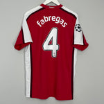 2008/10 ARSENAL FABREGAS #4 C/L HOME SHIRT (M) NIKE