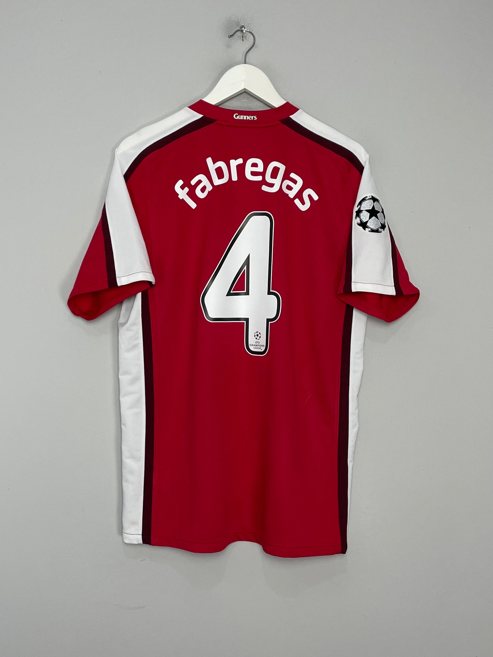 2008/10 ARSENAL FABREGAS #4 C/L HOME SHIRT (M) NIKE