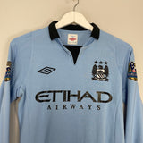 2012/13 MANCHESTER CITY RICHARDS #2 L/S HOME SHIRT (S) UMBRO