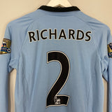 2012/13 MANCHESTER CITY RICHARDS #2 L/S HOME SHIRT (S) UMBRO