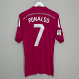 2014/15 REAL MADRID RONALDO #7 AWAY SHIRT (M) ADIDAS