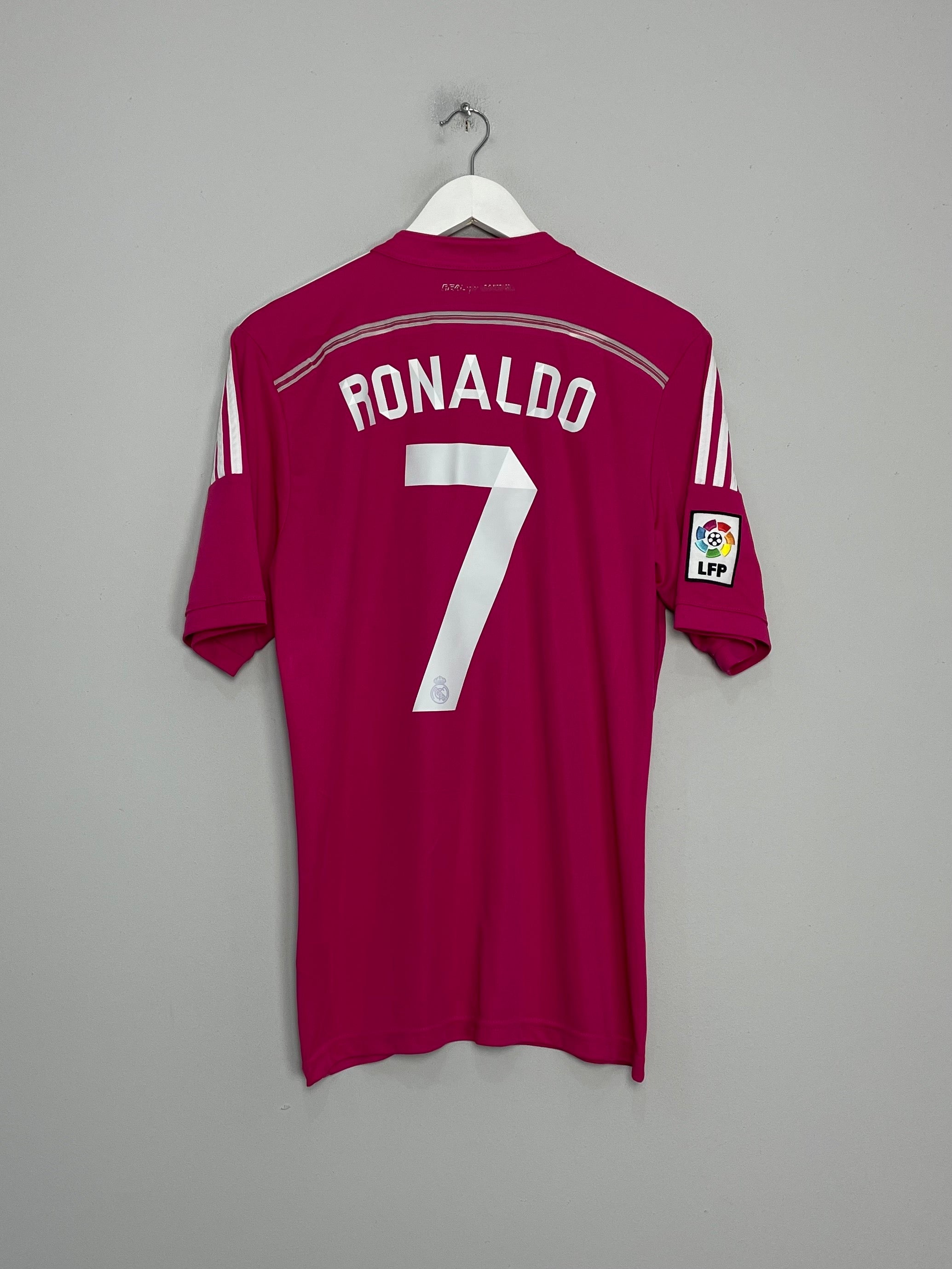 2014/15 REAL MADRID RONALDO #7 AWAY SHIRT (M) ADIDAS