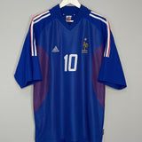 2002/04 FRANCE ZIDANE #10 HOME SHIRT (XXL) ADIDAS