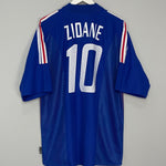 2002/04 FRANCE ZIDANE #10 HOME SHIRT (XXL) ADIDAS