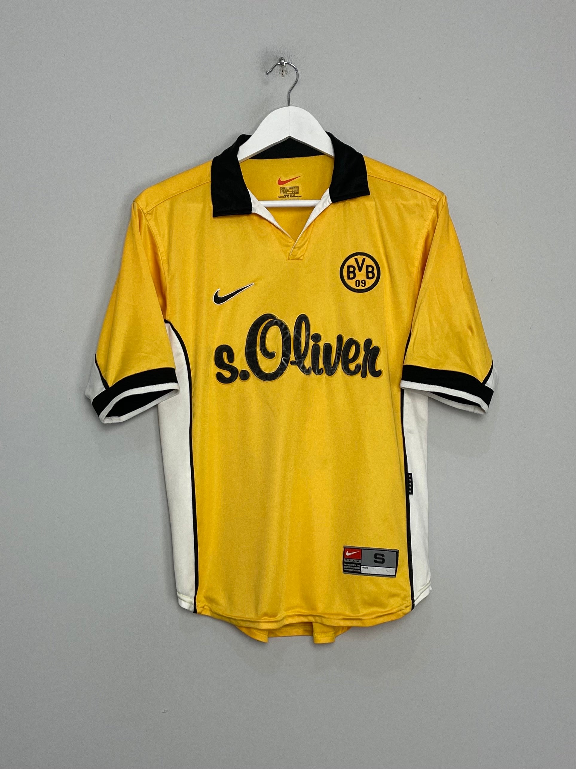 1998/00 DORTMUND HOME SHIRT (S) NIKE