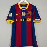 2010/11 BARCELONA MESSI #10 HOME SHIRT (M) NIKE