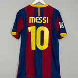 2010/11 BARCELONA MESSI #10 HOME SHIRT (M) NIKE