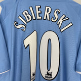 2004/05 MANCHESTER CITY SIBIERSKI #10 HOME SHIRT (XL) REEBOK