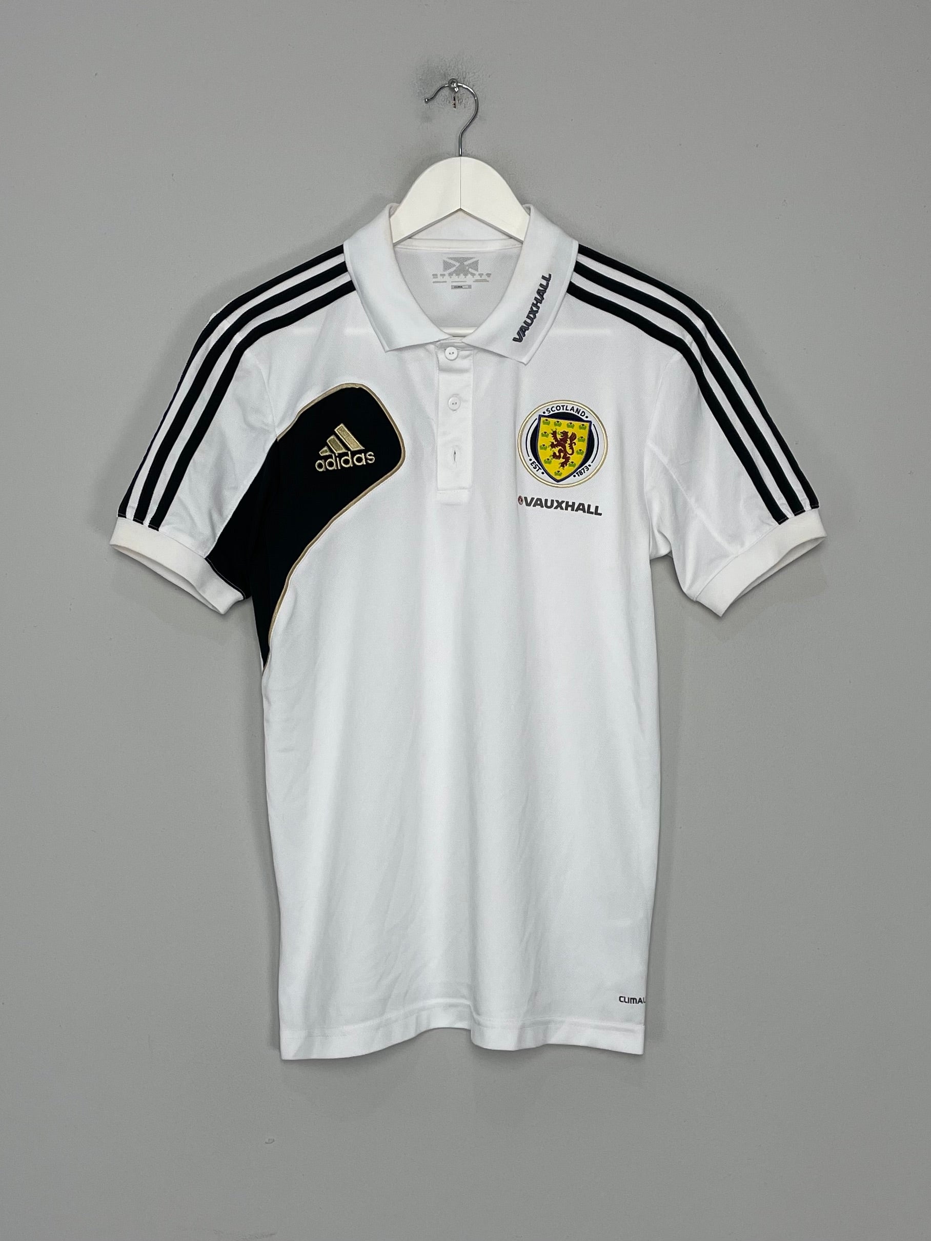 2011/12 SCOTLAND POLO SHIRT (S) ADIDAS