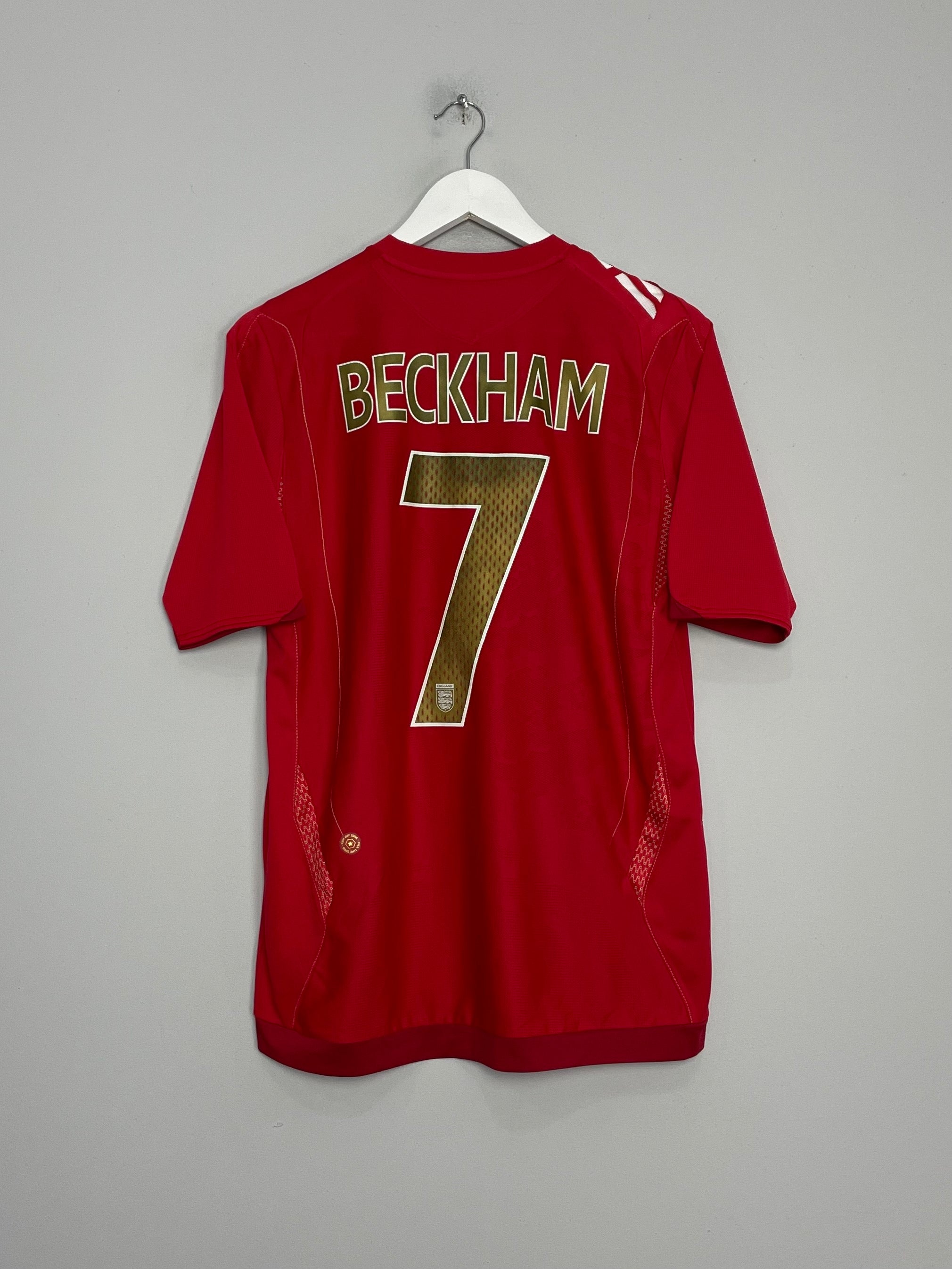 2006/08 ENGLAND BECKHAM #7 AWAY SHIRT (S) UMBRO