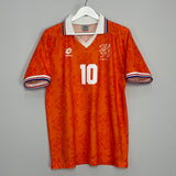 1994 NETHERLANDS BERGKAMP #10 HOME SHIRT (M) LOTTO