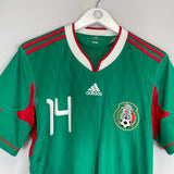 2010 MEXICO J.HERNANDEZ #14 HOME SHIRT (S) ADIDAS