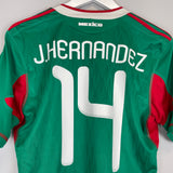 2010 MEXICO J.HERNANDEZ #14 HOME SHIRT (S) ADIDAS