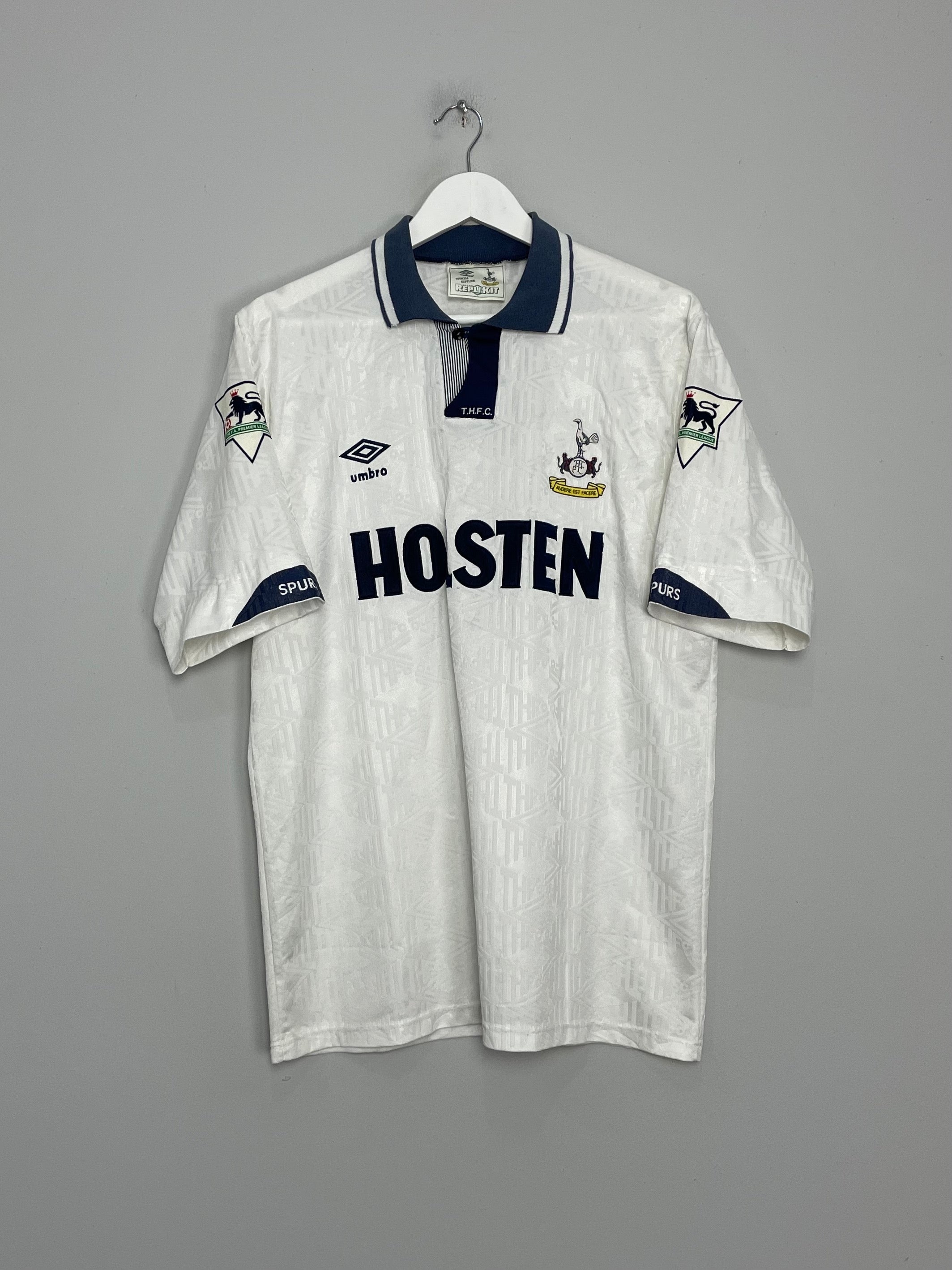 1991/93 TOTTENHAM #10 HOME SHIRT (XL) UMBRO