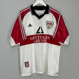 1997/98 STUTTGART ZEYER #8 HOME SHIRT (L) ADIDAS