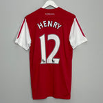 2011/12 ARSENAL HENRY #12 HOME SHIRT (M) NIKE