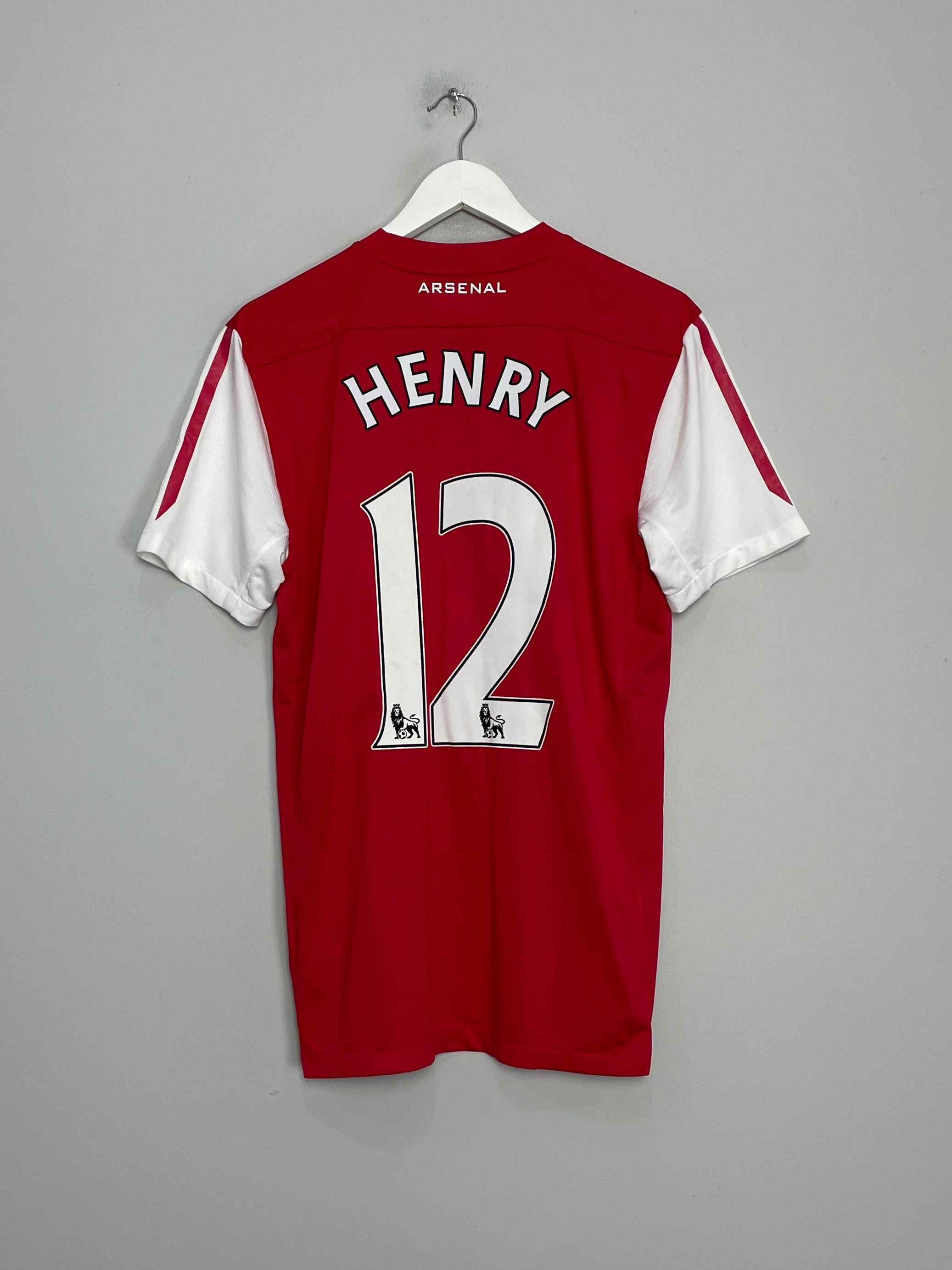 2011/12 ARSENAL HENRY #12 HOME SHIRT (M) NIKE