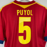 2012/13 SPAIN PUYOL #5 HOME SHIRT (L) ADIDAS