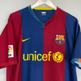 2006/07 BARCELONA MESSI #10 HOME SHIRT (XL) NIKE