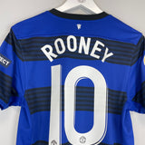 2011/12 MANCHESTER UNITED ROONEY #10 E/L AWAY SHIRT (S) NIKE