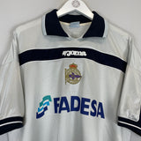 2001/02 DEPORTIVO LA CORUNA VALERON #21 THIRD SHIRT (L) JOMA