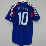 2004/06 FRANCE ZIDANE #10 HOME SHIRT (M) ADIDAS