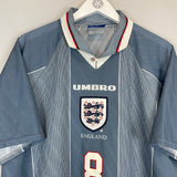 1996 ENGLAND GASCOIGNE #8 AWAY SHIRT (XXL) UMBRO