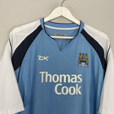 2006/07 MANCHESTER CITY RICHARDS #2 HOME SHIRT (XXL) REEBOK