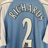 2006/07 MANCHESTER CITY RICHARDS #2 HOME SHIRT (XXL) REEBOK