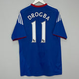 2010/11 CHELSEA DROGBA #11 HOME SHIRT (L) ADIDAS