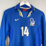 1996/97 ITALY DEL PIERO #14 L/S HOME SHIRT (S) NIKE