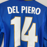 1996/97 ITALY DEL PIERO #14 L/S HOME SHIRT (S) NIKE