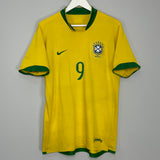 2006/07 BRAZIL RONALDO #9 HOME SHIRT (M) NIKE