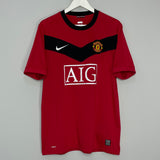 2009/10 MANCHESTER UNITED OWEN #7 HOME SHIRT (L) NIKE