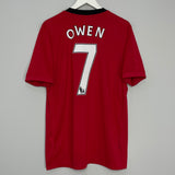 2009/10 MANCHESTER UNITED OWEN #7 HOME SHIRT (L) NIKE