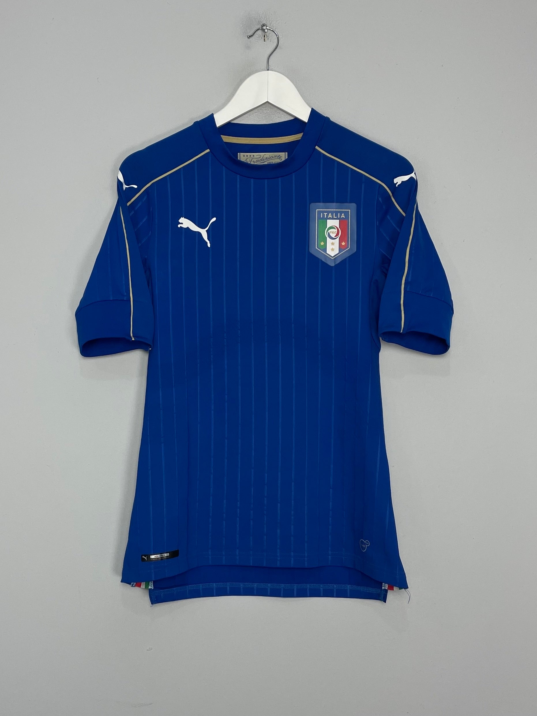 2016/17 ITALY *PLAYER ISSUE* HOME SHIRT (M) PUMA