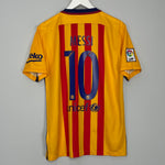 2015/16 BARCELONA MESSI #10 AWAY SHIRT (M) NIKE