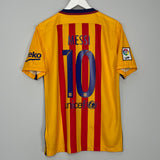 2015/16 BARCELONA MESSI #10 AWAY SHIRT (M) NIKE