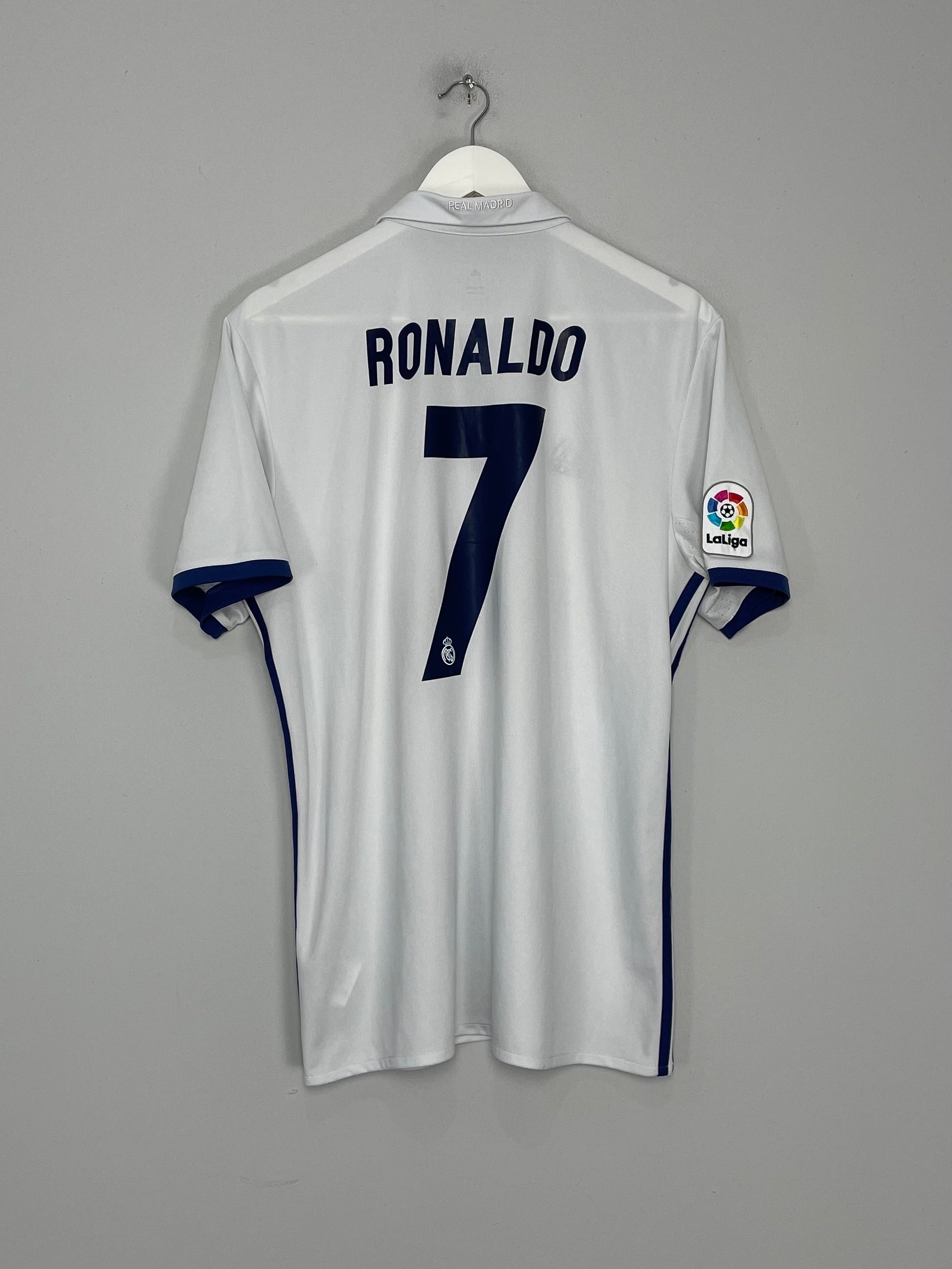 2016/17 REAL MADRID RONALDO #7 HOME SHIRT (L) ADIDAS