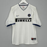 1999/00 INTER MILAN RONALDO #9 AWAY SHIRT (L) NIKE